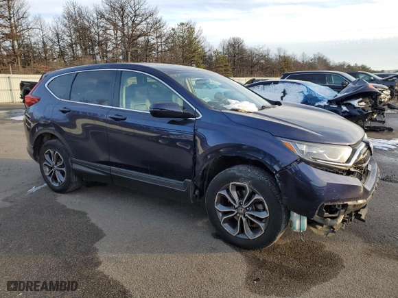 2020 Honda CR-V EX with VIN 5J6RW2H58LA016053, listed as a Copart auction lot 88399435 with 109,161 mi miles and Salvage Title. Bid and sale history available at carsss.com. Image 4.