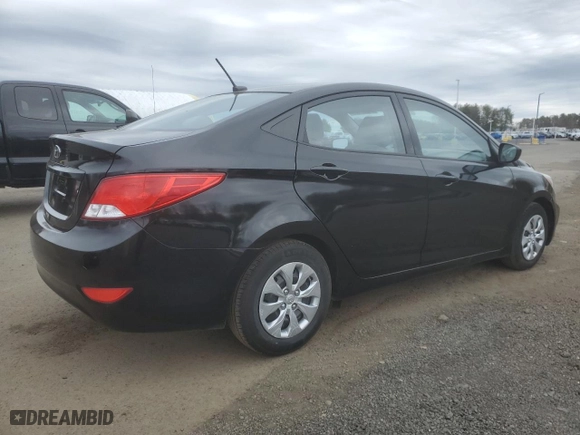 2016 Hyundai Accent SE with VIN KMHCT4AE2GU112433, listed as a Copart auction lot 54201725 with 117,730 mi miles and Clean Title. Bid and sale history available at carsss.com. Image 3.