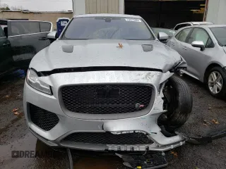 2020 Jaguar F-Pace SVR with VIN SADCZ2EE3LA617186, listed as a Copart auction lot 73372603 with 52,265 mi miles and Salvage Title. Bid and sale history available at DreamBid. Image 5.