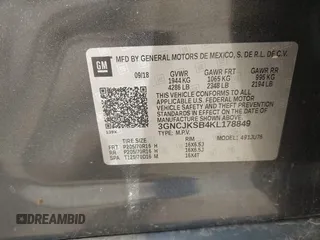 2019 Chevrolet Trax LS with VIN 3GNCJKSB4KL178849, listed as a IAAI auction lot 42006284 with 31,205 mi miles. Bid and sale history available at carsss.com. Image 9.