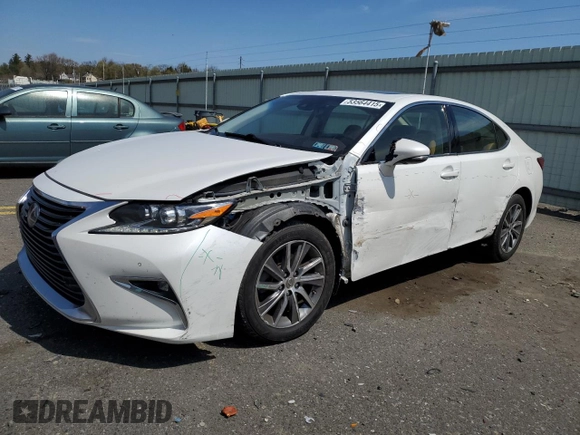 2018 Lexus ES with VIN JTHBW1GG2J2188556, listed as a Copart auction lot 53564415 with 95,592 mi miles and Salvage Title. Bid and sale history available at carsss.com. Image 1.