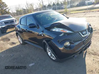2014 Nissan Juke S with VIN JN8AF5MV3ET359780, listed as a IAAI auction lot 40832448 with 118,405 mi miles. Bid and sale history available at carsss.com. Image 1.