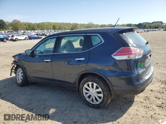 2015 Nissan Rogue SV with VIN KNMAT2MV2FP578307, listed as a Copart auction lot 51224225 with 93,316 mi miles and Salvage Title. Bid and sale history available at carsss.com. Image 2.