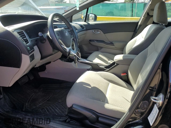 2015 Honda Civic LX with VIN 19XFB2F52FE291037, listed as a Copart auction lot 52035985 with 68,077 mi miles and Clean Title. Bid and sale history available at carsss.com. Image 7.