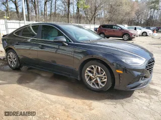 2022 Hyundai Sonata SEL with VIN KMHL64JA0NA232041, listed as a Copart auction lot 46581185 with 184,703 mi miles and Non Repairable. Bid and sale history available at carsss.com. Image 4.