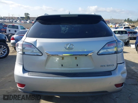 2012 Lexus RX 350 with VIN 2T2BK1BA9CC134963, listed as a IAAI auction lot 41949059 with 160,123 mi miles. Bid and sale history available at carsss.com. Image 16.