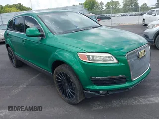 2007 Audi Q7 Premium with VIN WA1BY74L57D034561, listed as a IAAI auction lot 42730657 with 174,110 mi miles and . Bid and sale history available at DreamBid. Image 1.