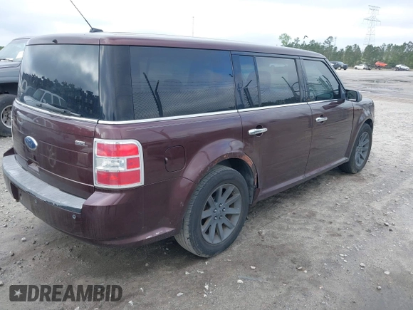 2009 Ford Flex SEL with VIN 2FMDK52CX9BA22367, listed as a IAAI auction lot 41916242 with 194,973 mi miles. Bid and sale history available at carsss.com. Image 4.