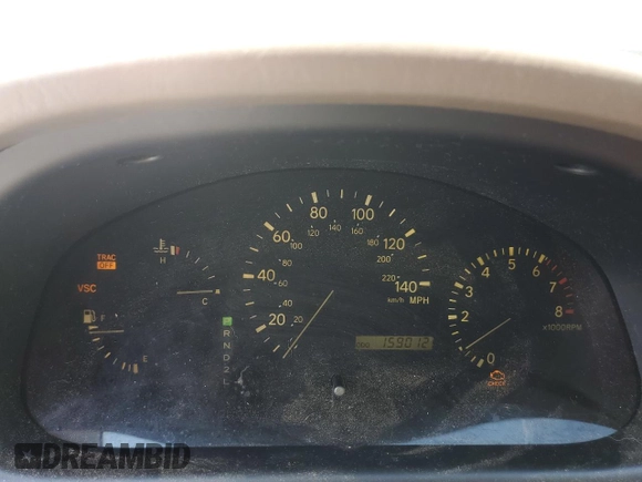 2001 Lexus RX 300 with VIN JTJGF10U410102261, listed as a Copart auction lot 62439124 with 159,012 mi miles and Salvage Title. Bid and sale history available at carsss.com. Image 9.