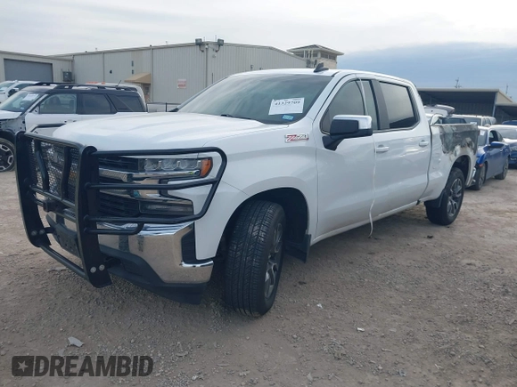 2019 Chevrolet Silverado 1500 LT with VIN 3GCUYDED7KG156676, listed as a IAAI auction lot 41329709 with 125,990 mi miles. Bid and sale history available at carsss.com. Image 2.