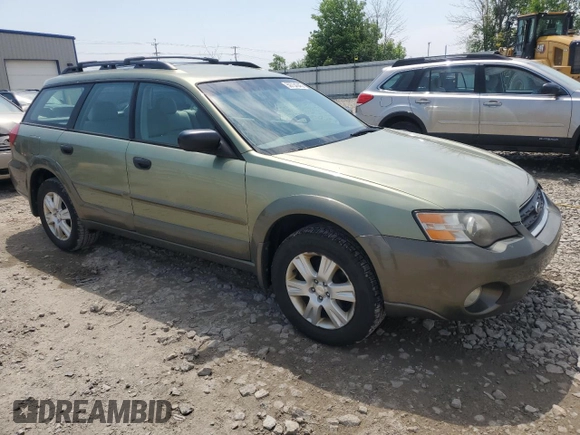 2005 Subaru Legacy Outback with VIN 4S4BP61C857358408, listed as a Copart auction lot 59734345 with 156,953 mi miles and Clean title. Bid and sale history available at DreamBid. Image 4.