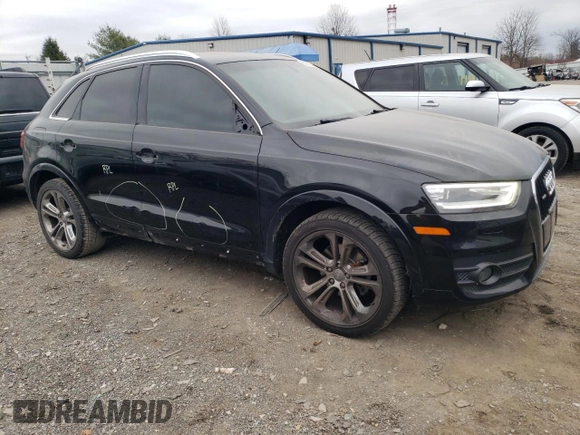 2015 Audi Q3 2.0T Prestige with VIN WA1GFCFS7FR003855, listed as a Copart auction lot 83591274 with 99,873 mi miles and Salvage Title. Bid and sale history available at carsss.com. Image 4.