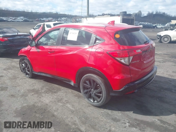 2022 Honda HR-V Sport with VIN 3CZRU6H18NM721614, listed as a IAAI auction lot 41744285 with 1 mi miles. Bid and sale history available at carsss.com. Image 3.