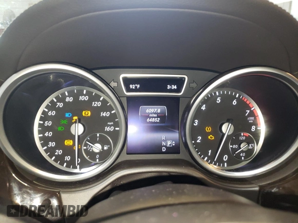 2015 Mercedes-Benz GL-Class GL 450 with VIN 4JGDF6EE4FA551232, listed as a Copart auction lot 63208413 with 64,852 mi miles. Bid and sale history available at carsss.com. Image 9.