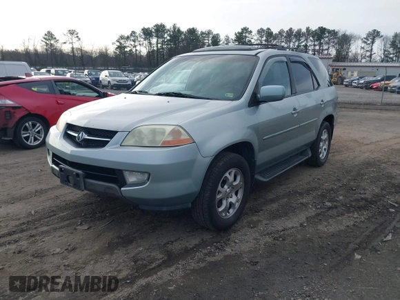 2002 Acura MDX Touring Pkg with VIN 2HNYD18652H531628, listed as a IAAI auction lot 41614740 with 290,881 mi miles. Bid and sale history available at carsss.com. Image 2.