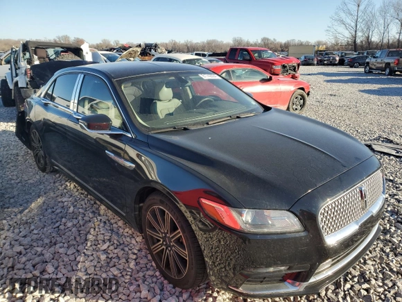 2017 Lincoln Continental Reserve with VIN 1LN6L9RP5H5626790, listed as a Copart auction lot 81742694 with 89,908 mi miles and Salvage Title. Bid and sale history available at carsss.com. Image 4.