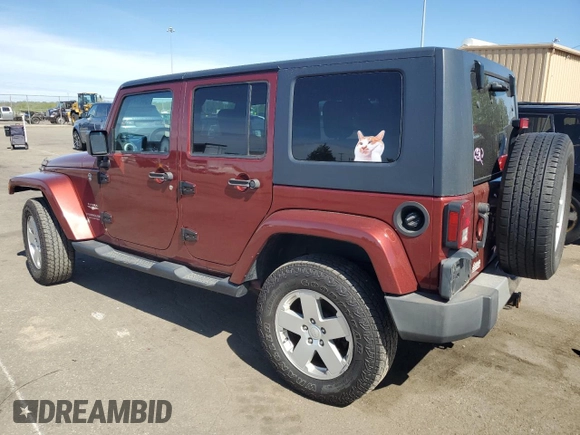 2008 Jeep Wrangler Unlimited Sahara with VIN 1J4GA59168L534967, listed as a Copart auction lot 54894635 with 180,581 mi miles and Salvage title. Bid and sale history available at DreamBid. Image 2.