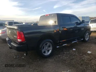 2018 Ram 1500 Express with VIN 3C6RR7KG5JG203194, listed as a Copart auction lot 81693864 with 88,636 mi miles and Salvage title. Bid and sale history available at DreamBid. Image 3.
