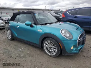 2017 MINI Convertible Cooper S with VIN WMWWG9C34H3C82363, listed as a Copart auction lot 47818655 with 99,405 mi miles and Salvage Title. Bid and sale history available at carsss.com. Image 4.