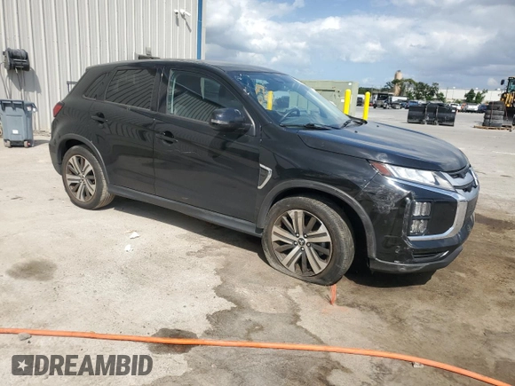 2022 Mitsubishi Outlander SE with VIN JA4APVAU6NU009195, listed as a Copart auction lot 52381595 with 43,969 mi miles and Salvage title. Bid and sale history available at DreamBid. Image 4.