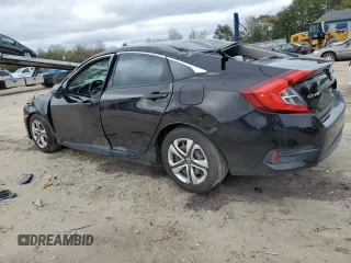 2016 Honda Civic Sedan LX with VIN 19XFC2F55GE089890, listed as a Copart auction lot 48227885 with 150,901 mi miles and Salvage Title. Bid and sale history available at carsss.com. Image 2.