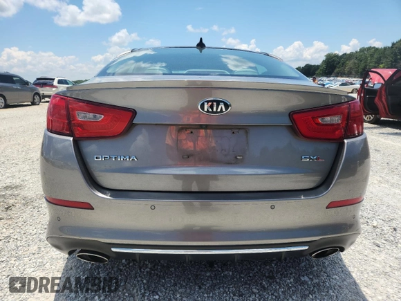 2014 Kia Optima SXL Turbo with VIN 5XXGR4A61EG337474, listed as a Copart auction lot 62962405 with 139,461 mi miles and Salvage title. Bid and sale history available at DreamBid. Image 6.