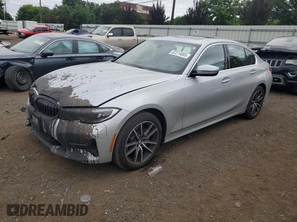 2021 BMW 3 Series 330i xDrive with VIN WBA5R7C0XMFK36218, listed as a Copart auction lot 62274005 with 47,467 mi miles and Salvage title. Bid and sale history available at DreamBid. Image 1.