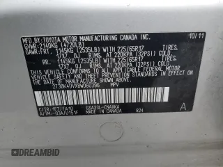 2011 Toyota RAV4 with VIN 2T3BK4DVXBW060396, listed as a Copart auction lot 88360265 with 258,181 mi miles and Salvage Title. Bid and sale history available at carsss.com. Image 15.