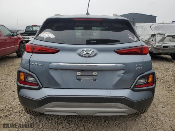 2018 Hyundai Kona Limited with VIN KM8K3CA56JU088148, listed as a Copart auction lot 47666275 with 0 mi miles and Salvage Title. Bid and sale history available at carsss.com. Image 6.