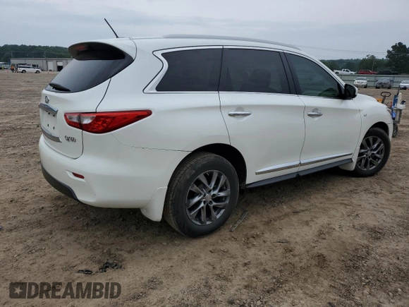 2015 Infiniti QX60 with VIN 5N1AL0MM1FC514337, listed as a Copart auction lot 59701885 with 147,755 mi miles and Salvage title. Bid and sale history available at DreamBid. Image 3.