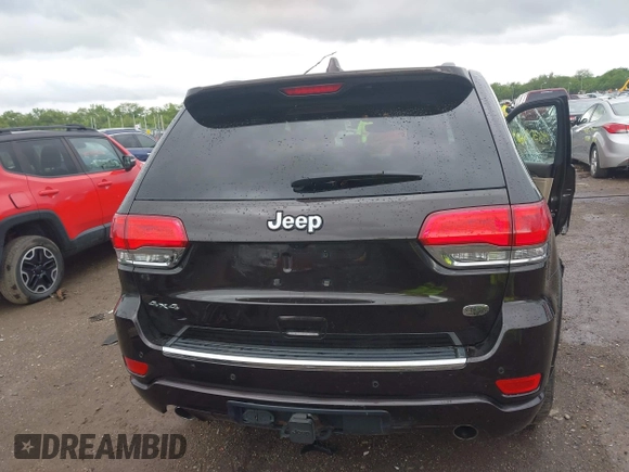 2017 Jeep Grand Cherokee Overland z VIN 1C4RJFCG7HC800403, wystawiony jako IAAI lot #42309664 z przebiegiem 98 389 mil mil oraz . Historia ofert i sprzedaży dostępna na DreamBid. Obrazek 17.