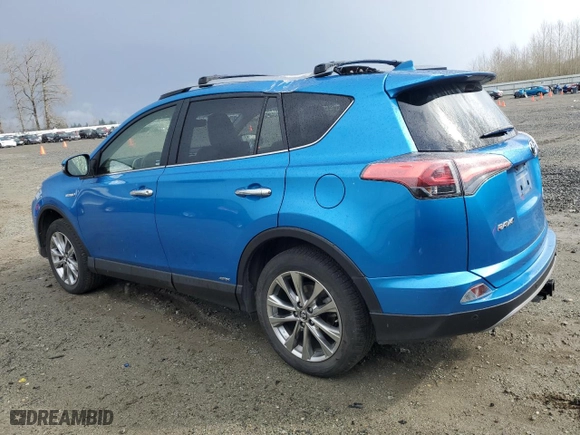 2017 Toyota RAV4 Hybrid Limited with VIN JTMDJREV2HD121320, listed as a Copart auction lot 50174605 with NaN miles and Salvage Title. Bid and sale history available at carsss.com. Image 2.