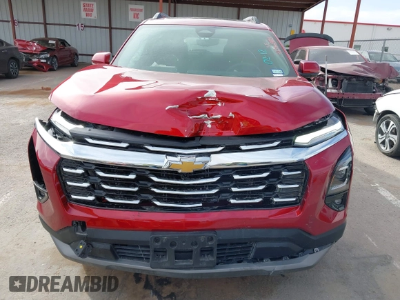 2025 Chevrolet Equinox AWD LT with VIN 3GNAXPEGXSL103535, listed as a IAAI auction lot 41570483 with 2,312 mi miles. Bid and sale history available at carsss.com. Image 12.