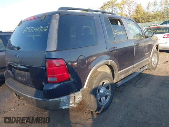 2002 Ford Explorer Eddie Bauer with VIN 1FMZU74W32UA41460, listed as a IAAI auction lot 41425891 with Not Provided miles and . Bid and sale history available at DreamBid. Image 4.