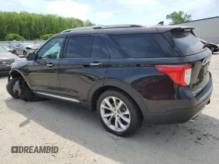 2023 Ford Explorer Platinum with VIN 1FM5K8HC8PGB47242, listed as a Copart auction lot 53545195 with 17,214 mi miles and Salvage title. Bid and sale history available at DreamBid. Image 2.