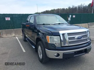 2010 Ford F-150 XL with VIN 1FTFX1EV4AFB21872, listed as a IAAI auction lot 42136120 with 111,124 mi miles. Bid and sale history available at carsss.com. Image 1.