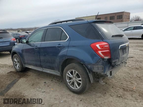 2017 Chevrolet Equinox LT with VIN 2GNALCEK3H6190376, listed as a Copart auction lot 44612015 with 135,797 mi miles and Salvage Title. Bid and sale history available at carsss.com. Image 2.