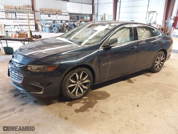 2017 Chevrolet Malibu LT with VIN 1G1ZE5ST9HF284792, listed as a IAAI auction lot 41641493 with 118,595 mi miles. Bid and sale history available at carsss.com. Image 2.