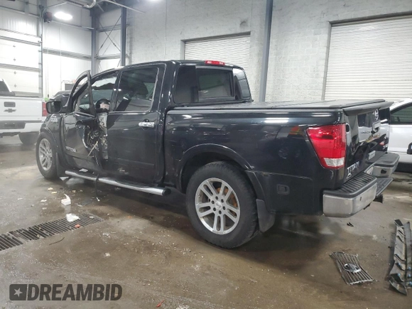 2015 Nissan Titan SV with VIN 1N6AA0EC9FN510828, listed as a Copart auction lot 43855205 with 63,512 mi miles and Salvage title. Bid and sale history available at DreamBid. Image 2.