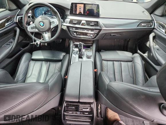 2019 BMW 5 Series 540i xDrive with VIN WBAJE7C53KWD55234, listed as a Copart auction lot 57797475 with 81,844 mi miles and Salvage title. Bid and sale history available at DreamBid. Image 8.