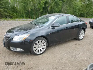 2011 Buick Regal CXL Turbo TO7 with VIN W04G15GV4B1079982, listed as a Copart auction lot 65069634 with 164,335 mi miles and Clean Title. Bid and sale history available at carsss.com. Image 1.