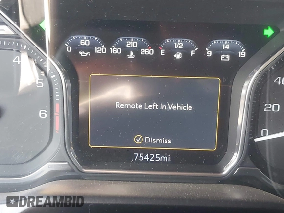 2019 GMC Sierra 1500 Denali z VIN 1GTU9FEL8KZ173809, wystawiony jako IAAI lot #42363300 z przebiegiem 75 425 mil mil oraz . Historia ofert i sprzedaży dostępna na DreamBid. Obrazek 16.