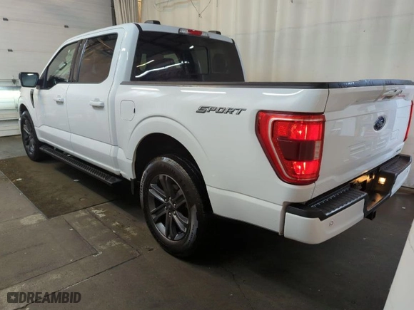 2023 Ford F-150 XL with VIN 1FTEW1C80PFA15858, listed as a IAAI auction lot 42061455 with 23,831 mi miles. Bid and sale history available at carsss.com. Image 1.