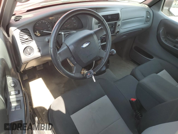 2011 Ford Ranger XL with VIN 1FTKR1ED1BPA27928, listed as a Copart auction lot 62077555 with 98,150 mi miles and Salvage title. Bid and sale history available at DreamBid. Image 8.