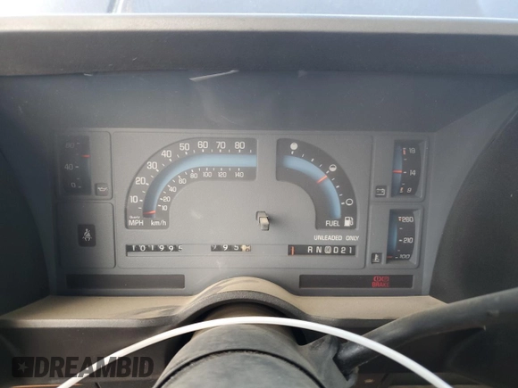 1989 GMC Sonoma with VIN 1GTCS14Z2K8529766, listed as a Copart auction lot 78939124 with 101,995 mi miles and Salvage Title. Bid and sale history available at carsss.com. Image 9.