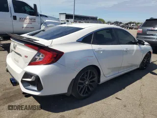 2020 Honda Civic Si with VIN 2HGFC1E52LH704407, listed as a Copart auction lot 54919985 with 44,521 mi miles and Salvage Title. Bid and sale history available at DreamBid. Image 3.