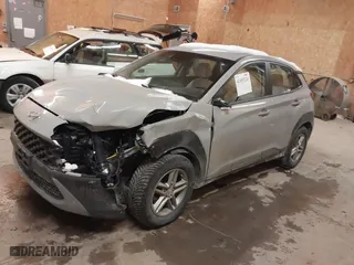 2023 Hyundai Kona SE with VIN KM8K2CAB5PU970137, listed as a IAAI auction lot 41493226 with 47,809 mi miles. Bid and sale history available at carsss.com. Image 2.