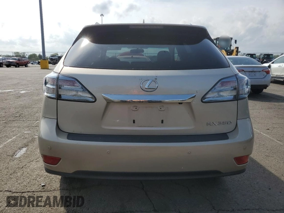 2012 Lexus RX 350 with VIN 2T2BK1BA2CC140782, listed as a Copart auction lot 52604525 with 103,374 mi miles and Salvage Title. Bid and sale history available at carsss.com. Image 6.