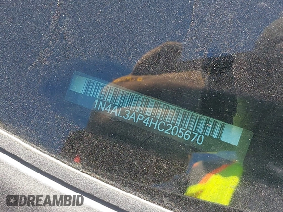 2017 Nissan Altima SR z VIN 1N4AL3AP4HC205670, wystawiony jako IAAI lot #41613157 z przebiegiem 153 600 mil mil oraz . Historia ofert i sprzedaży dostępna na DreamBid. Obrazek 17.