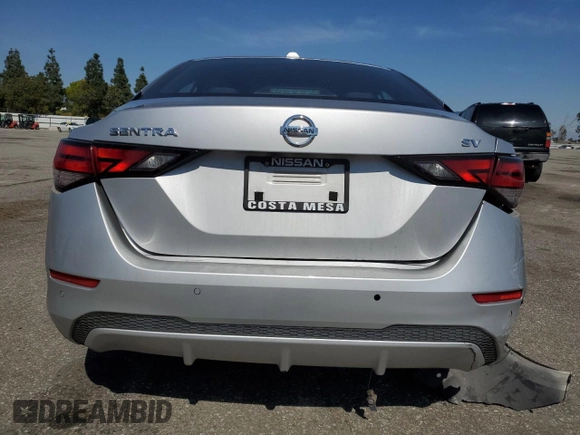 2021 Nissan Sentra SV with VIN 3N1AB8CV6MY299075, listed as a Copart auction lot 50176035 with 68,182 mi miles and Salvage Title. Bid and sale history available at DreamBid. Image 6.